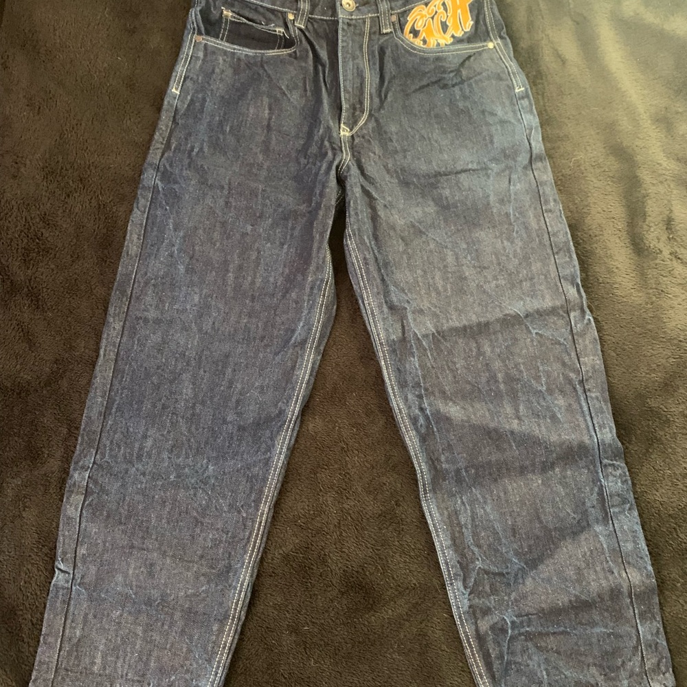 Blue Relaxed Fit Jeans with Classic Look